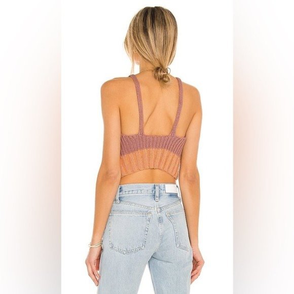 FREE PEOPLE Intimately Here All Day Brami In Mauve Combo NWT - Picture 7 of 10